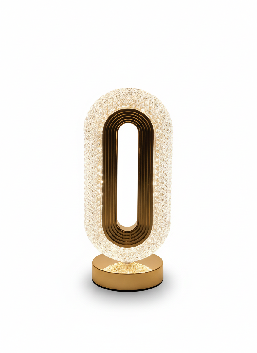 اباجوره الزيرو – مصباح طاولة كريستال