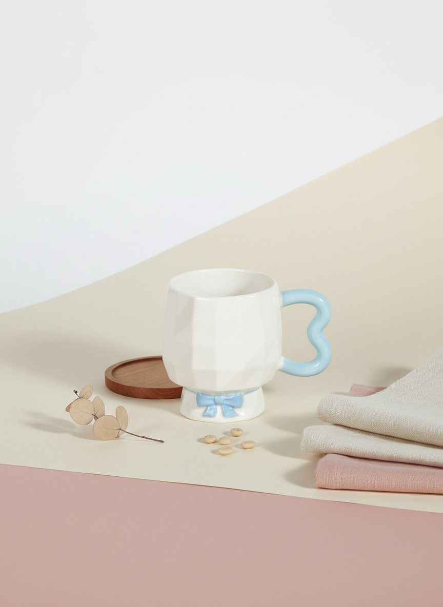 مج بورسلين فيونكة – مج أنيق بتصميم لطيف للمشروبات اليومية - الصورة 8