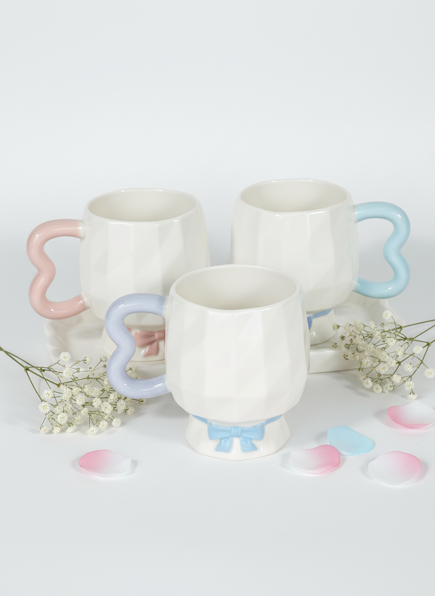 مج بورسلين فيونكة – مج أنيق بتصميم لطيف للمشروبات اليومية - الصورة 23