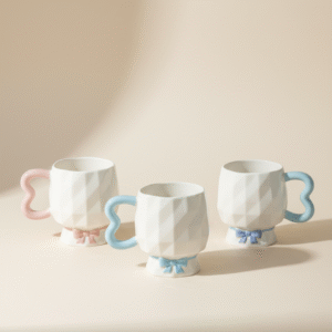 مج بورسلين فيونكة – مج أنيق بتصميم لطيف للمشروبات اليومية