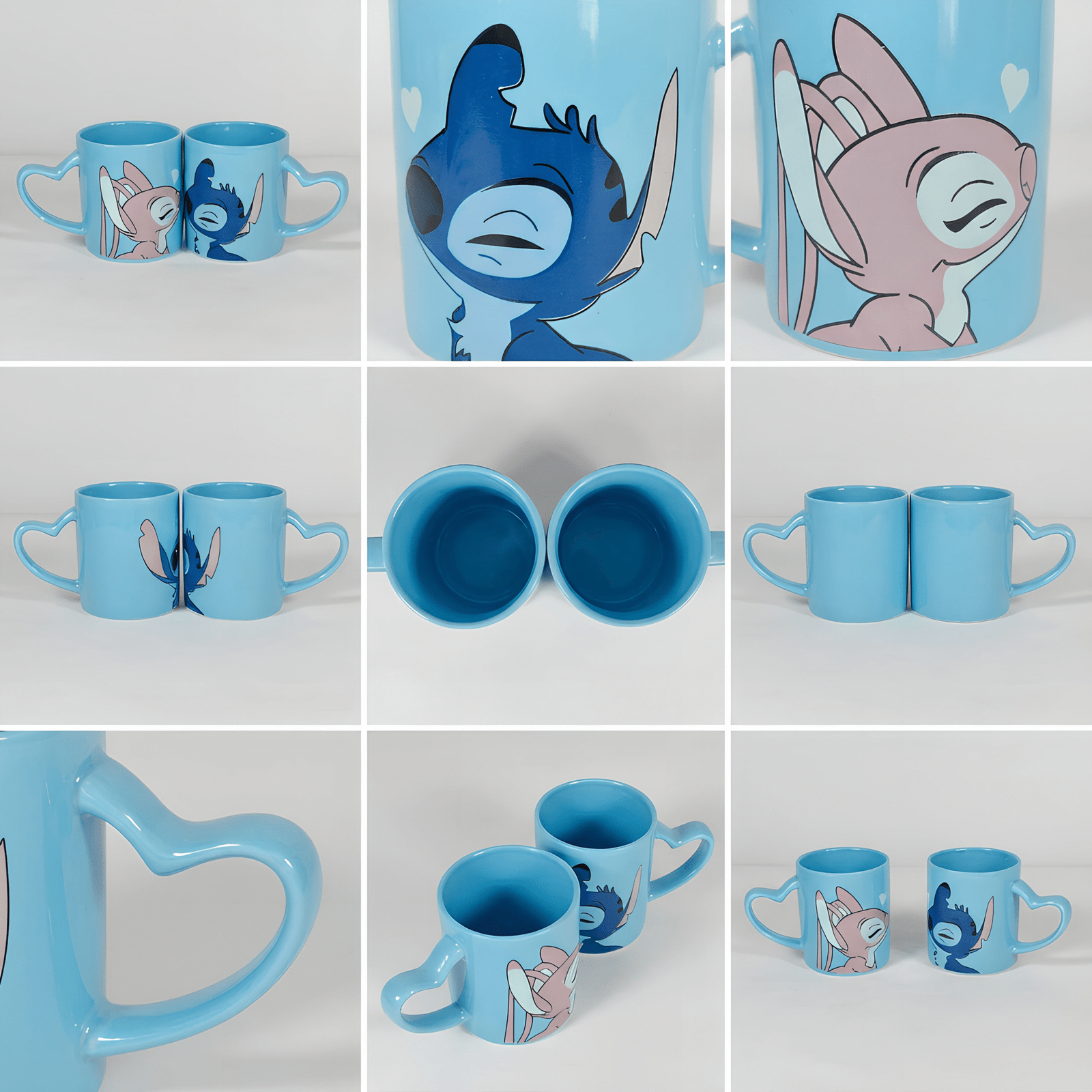 طقم مجات ستتش ولولو للعشاق – مج كابلز سيراميك بتصميم رومانسي - الصورة 2